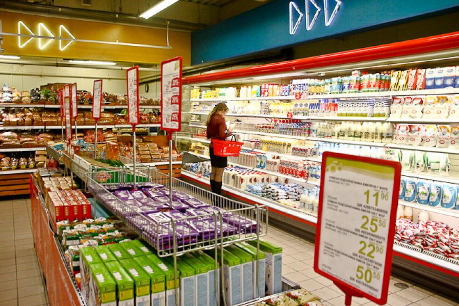 Торговые сети Калининграда не считают критичной ситуацию с запретом молочной продукции из Литвы