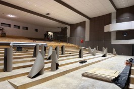 В Калининграде завершают ремонт концертного зала Дома искусств (фото)
