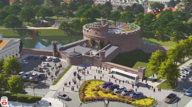 Власти планируют благоустроить микрорайон вокруг башни Врангеля в Калининграде (видео)
